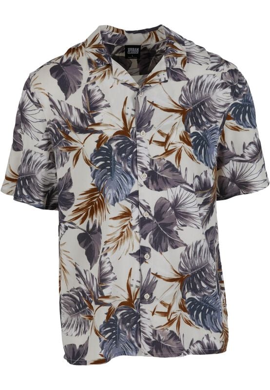Chemise manches courtes  de Urban Classics - Chemise Viscose AOP Resort - S à XXL - pour Homme - multicolore - Urban Classics