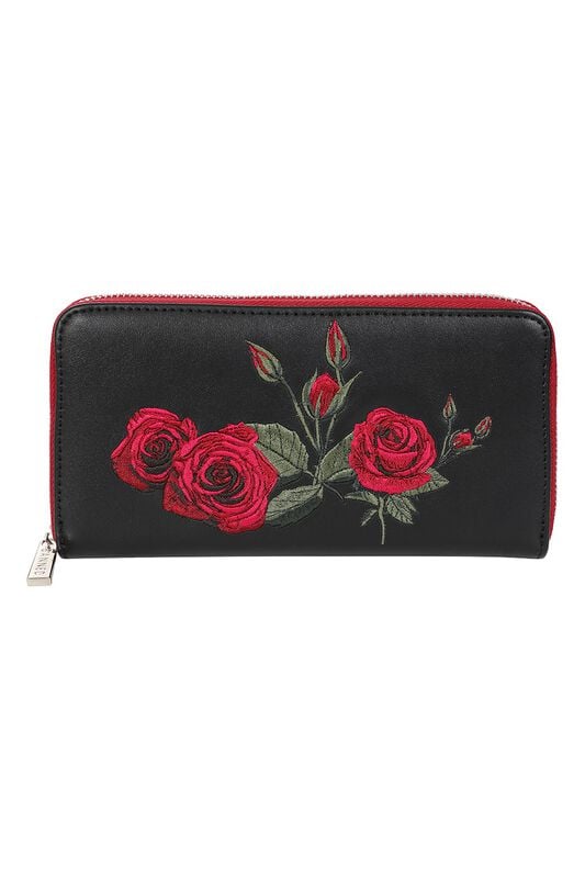 Portefeuille  de Banned Retro - Rose Garden - pour Femme - noir/rouge - Banned Retro