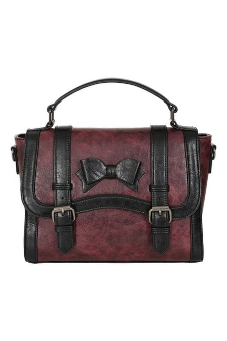 Sac à main  de Banned Retro - Vintage Voyager - pour Femme - bordeaux - Banned Retro