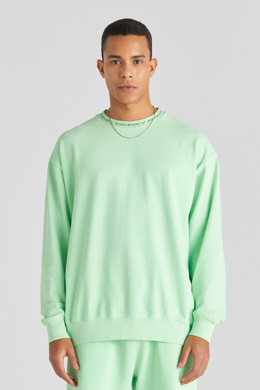 Sweat-shirt  de Rockupy - Lightness 1 - Makana - Haut Manches Longues Vert Clair - XS à M - pour Unisexe - vert - Rockupy - View 2