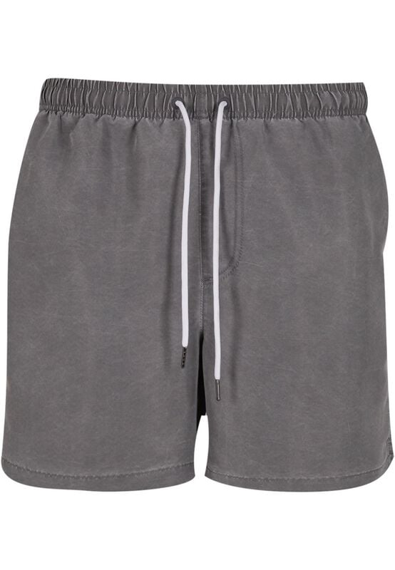 Short de bain  de Urban Classics - Washed Swim Shorts - S à XXL - pour Homme - gris foncé - Urban Classics
