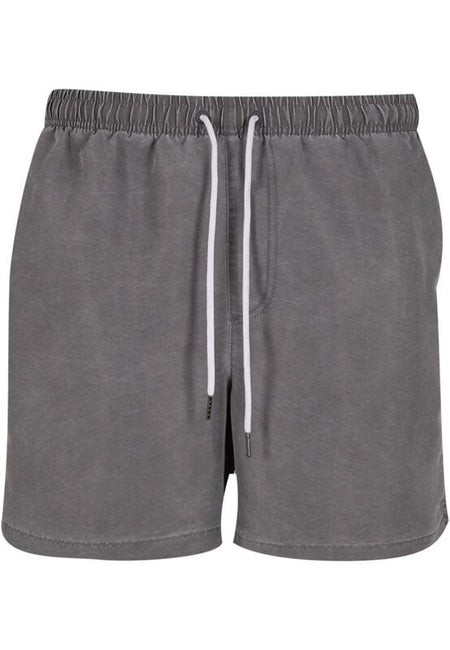 Short de bain  de Urban Classics - Washed Swim Shorts - S à XXL - pour Homme - gris foncé - Urban Classics