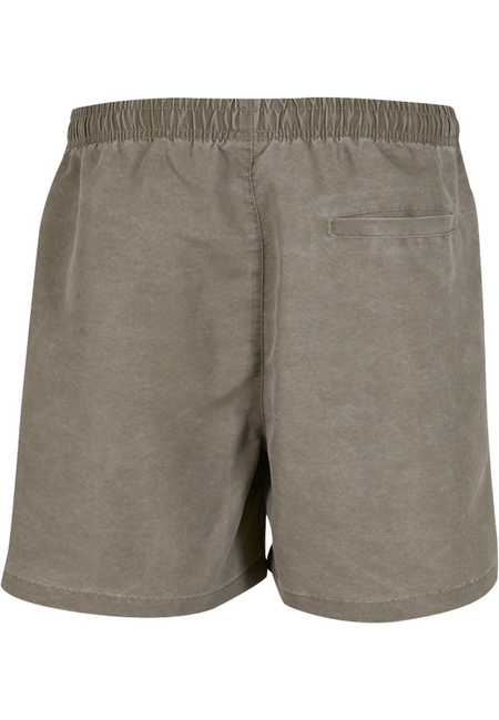 Short de bain  de Urban Classics - Washed Swim Shorts - S à XXL - pour Homme - olive - Urban Classics - View 2