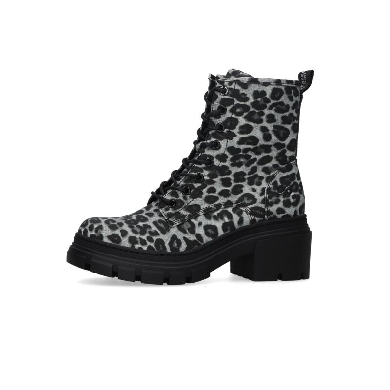 Bottes  de Dockers by Gerli - Léopard - Bottines Imprimées - EU37 à EU42 - pour Femme - noir/gris - Dockers by Gerli