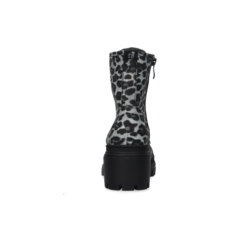 Bottes  de Dockers by Gerli - Léopard - Bottines Imprimées - EU37 à EU42 - pour Femme - noir/gris - Dockers by Gerli - View 2