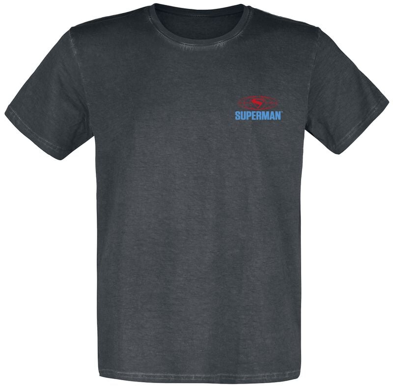T-Shirt Manches courtes  de Superman - Logo und Superman - beidseitig bedruckt - S à 4XL - pour Homme - multicolore - Superman