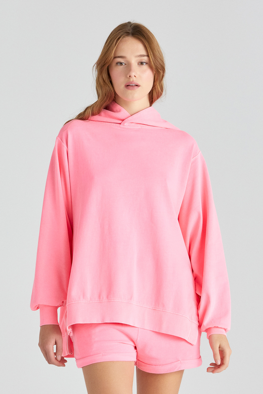 Sweat-shirt à capuche  de Rockupy - Lightness 1 - Mabel - Sweat à Capuche - XS à L - pour Femme - rose - Rockupy - View 2