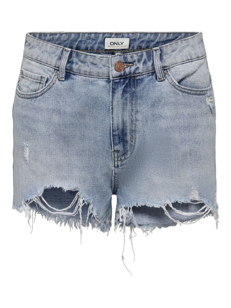 Short  de Only - ONLPACY HW DNM SHORTS NOOS - XS à XL - pour Femme - bleu - Only