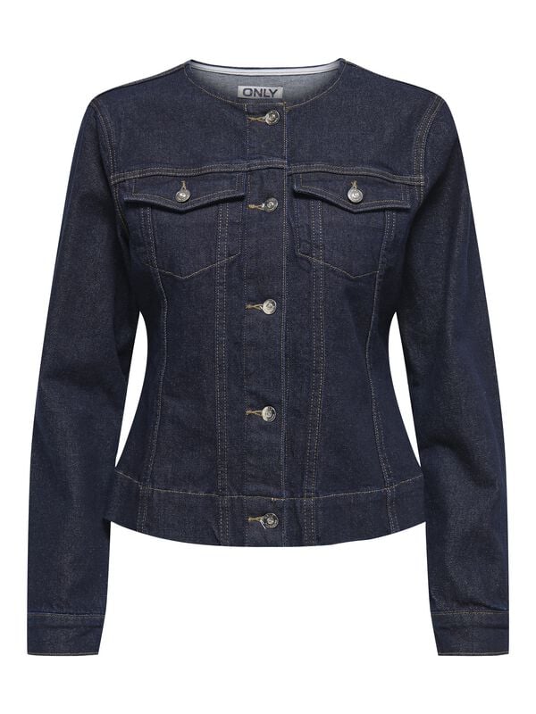 Veste en Jean  de Only - ONLPARIS LS FITTED DNM JKT MAE - XS à L - pour Femme - bleu - Only