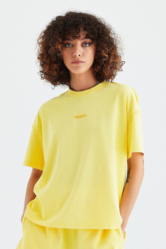 T-Shirt Manches courtes  de Rockupy - Lightness 2 - Lilith - T-Shirt - XS à XL - pour Femme - jaune - Rockupy