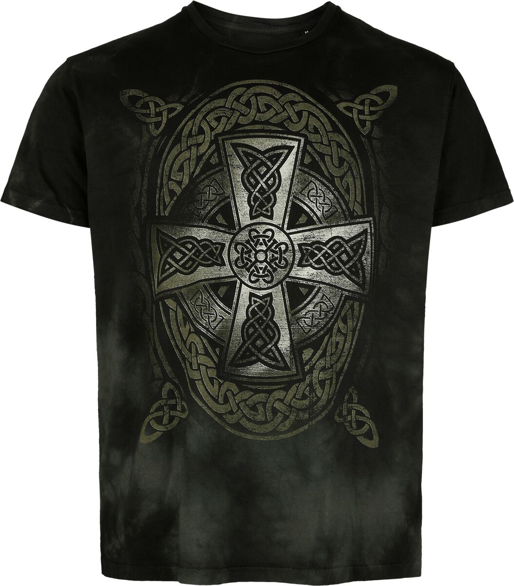 T-Shirt Manches courtes  de Outer Vision - Croix Celtique - T-Shirt Homme - S à 3XL - pour Homme - noir - Outer Vision