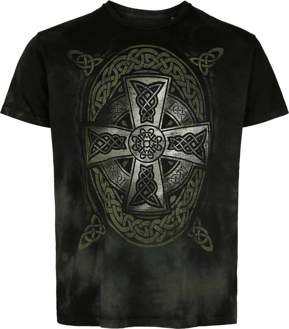 T-Shirt Manches courtes  de Outer Vision - Croix Celtique - T-Shirt Homme - S à 3XL - pour Homme - noir - Outer Vision