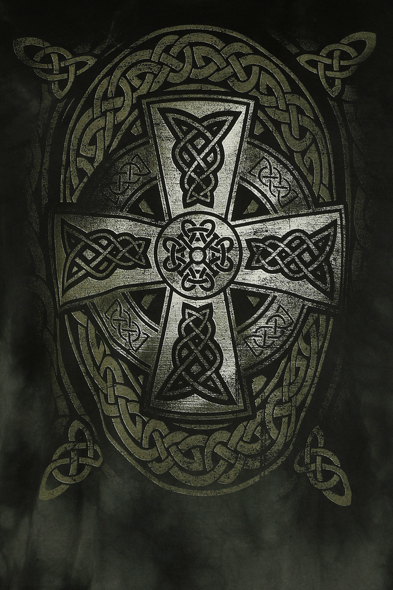 T-Shirt Manches courtes  de Outer Vision - Croix Celtique - T-Shirt Homme - S à 3XL - pour Homme - noir - Outer Vision - View 2