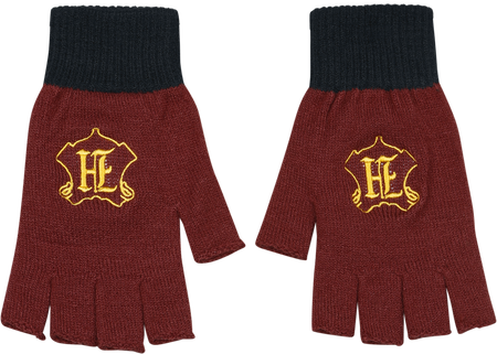 Mitaines  de Harry Potter - Hogwarts - Logo - pour Femme - rouge/noir - Harry Potter - View 2