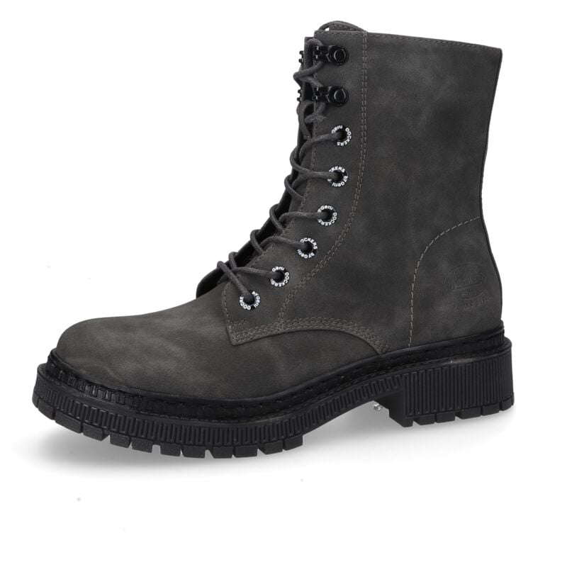 Bottes  de Dockers by Gerli - Bottines Lacées - EU38 à EU41 - pour Femme - gris foncé/noir - Dockers by Gerli