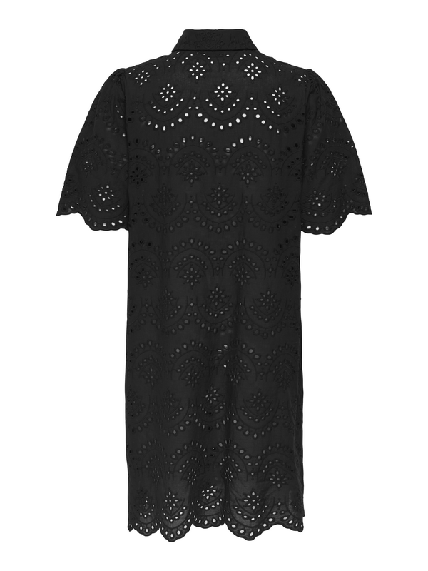 Robe courte  de Only - ONLVALAIS S/S DRESS WVN NOOS - XS à S - pour Femme - noir - Only - View 2