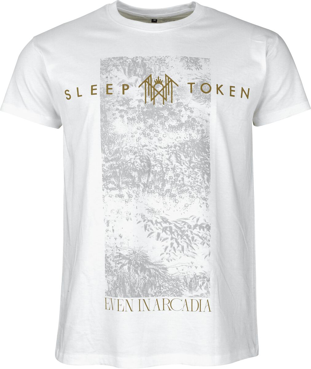 T-Shirt Manches courtes  de Sleep Token - Even In Arcadia - S à 4XL - pour Homme - blanc - Sleep Token