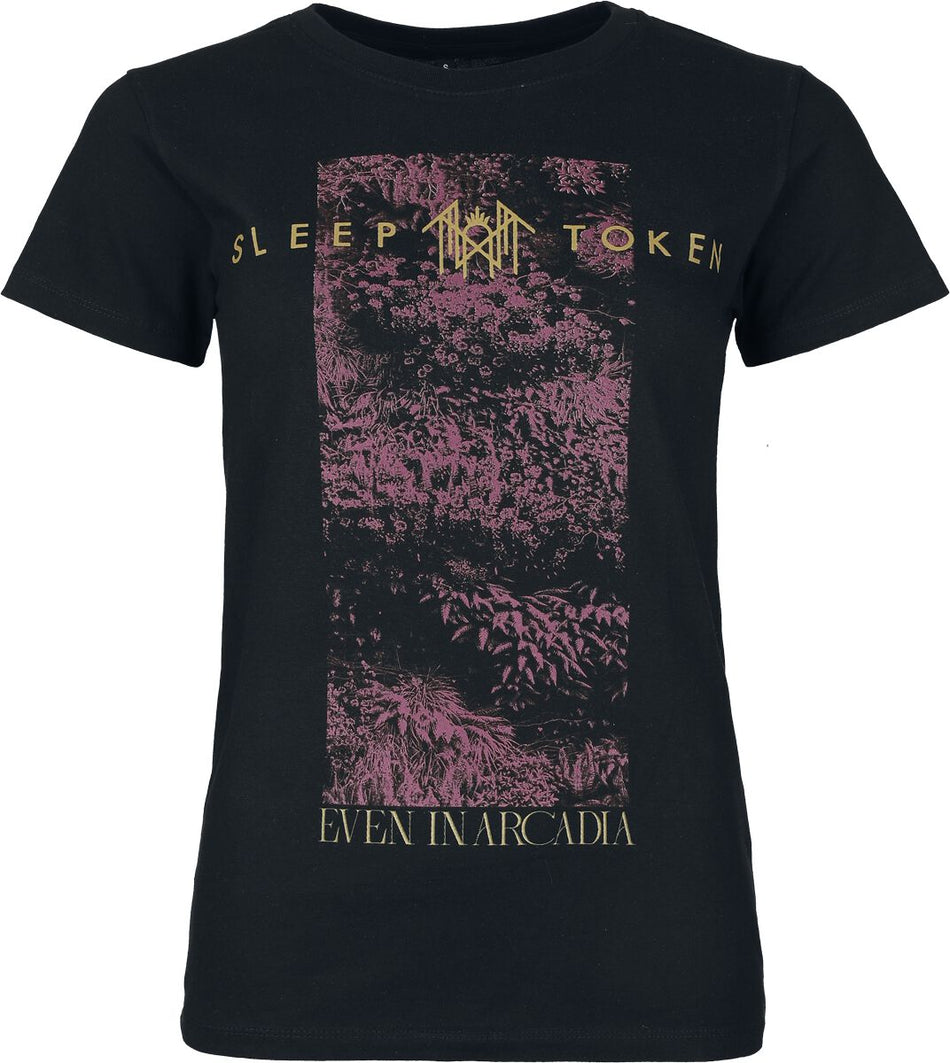 T-Shirt Manches courtes  de Sleep Token - Even In Arcadia - S à 3XL - pour Femme - noir - Sleep Token