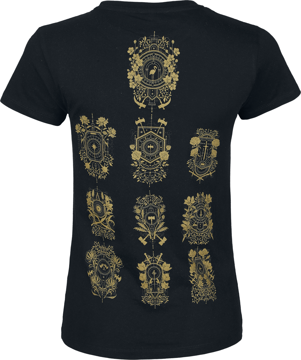 T-Shirt Manches courtes  de Sleep Token - Even In Arcadia - S à 3XL - pour Femme - noir - Sleep Token - View 2