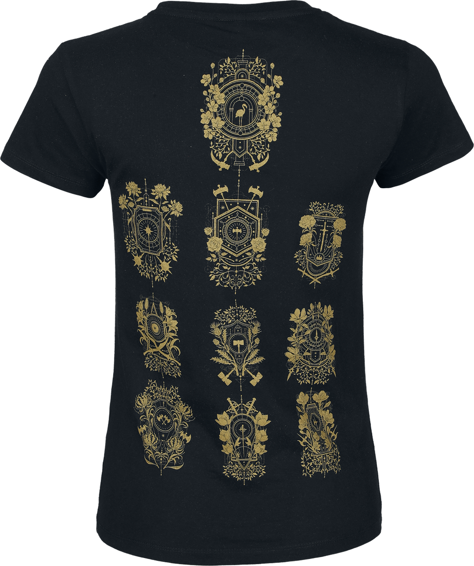 T-Shirt Manches courtes  de Sleep Token - Even In Arcadia - S à 3XL - pour Femme - noir - Sleep Token - View 2