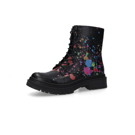 Bottes  de Dockers by Gerli - Bottines Lacées - EU36 à EU41 - pour Femme - noir/rouge - Dockers by Gerli