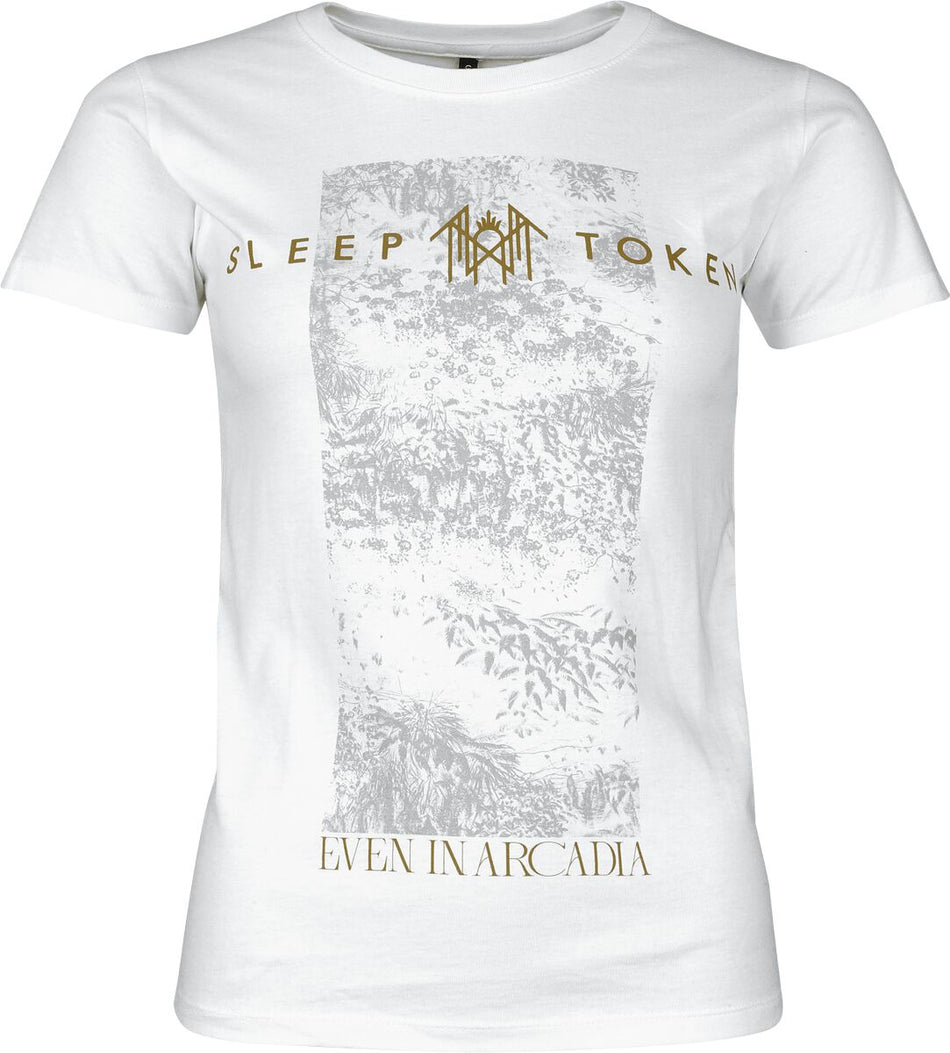 T-Shirt Manches courtes  de Sleep Token - Even In Arcadia - S à 3XL - pour Femme - blanc - Sleep Token