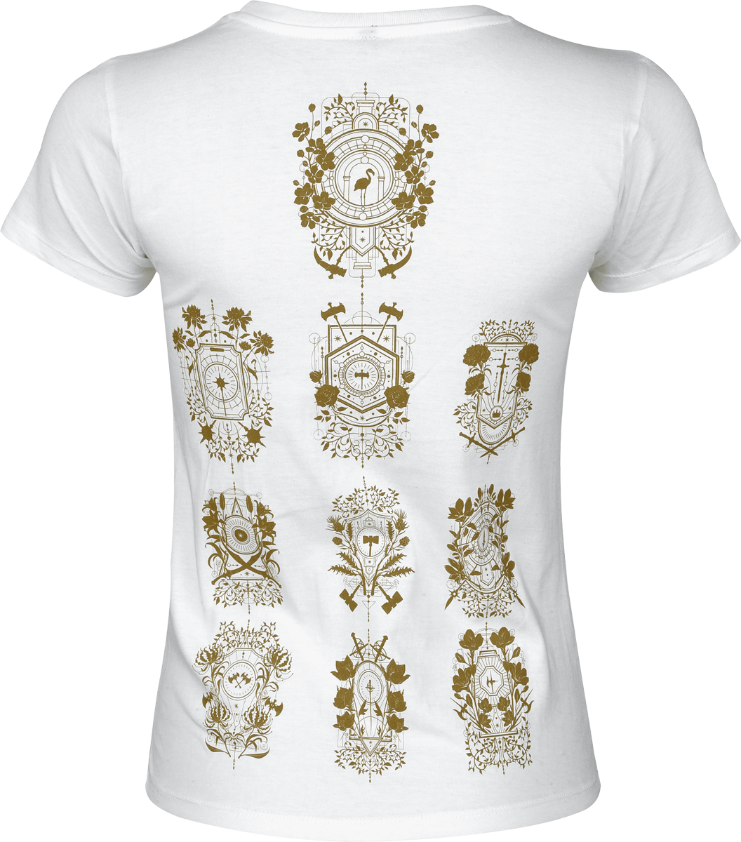 T-Shirt Manches courtes  de Sleep Token - Even In Arcadia - S à 3XL - pour Femme - blanc - Sleep Token - View 2