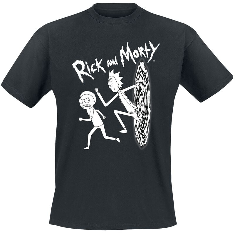 T-Shirt Manches courtes  de Rick & Morty - Get Ready - S à XXL - pour Homme - noir - Rick & Morty