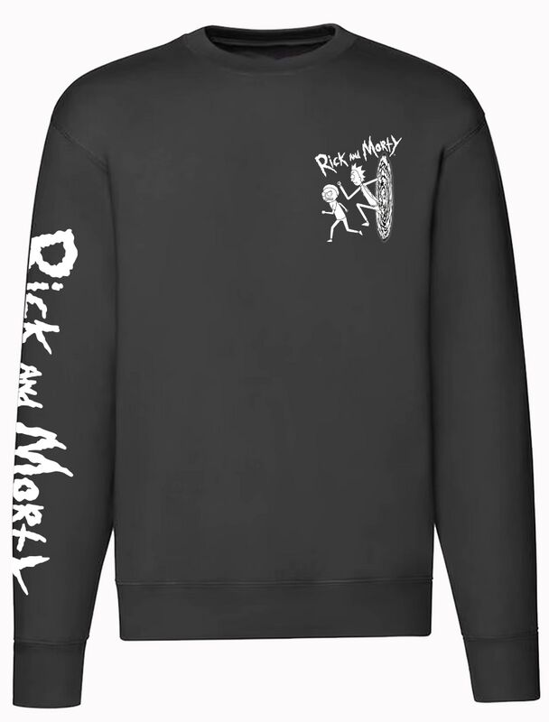Sweat-shirt  de Rick & Morty - Get Ready - S à XL - pour Homme - noir - Rick & Morty