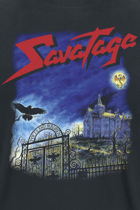 T-Shirt Manches courtes  de Savatage - Poets And Madmen - S à 4XL - pour Homme - noir - Savatage - View 2