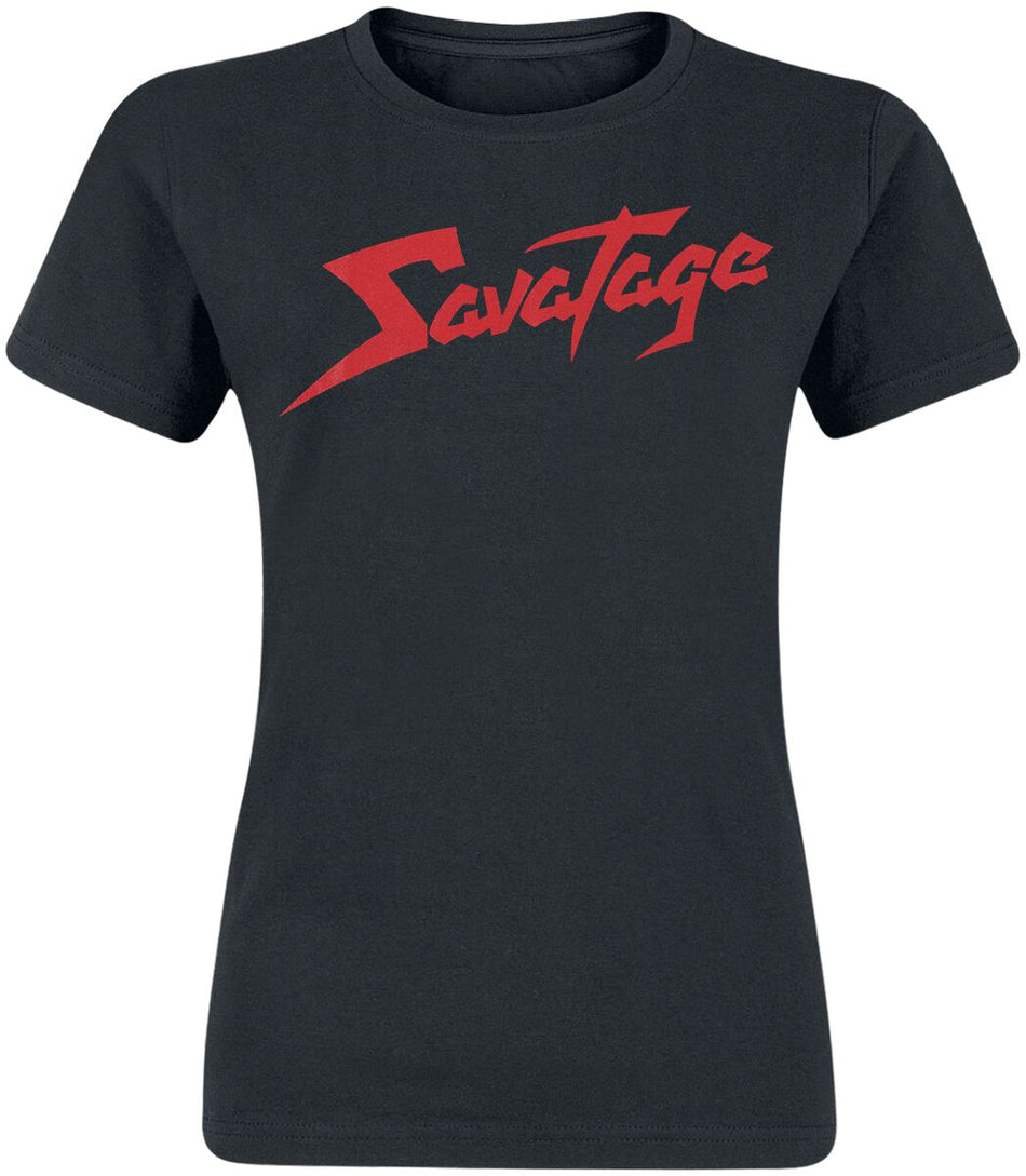 T-Shirt Manches courtes  de Savatage - Red Logo - S à 3XL - pour Femme - noir - Savatage