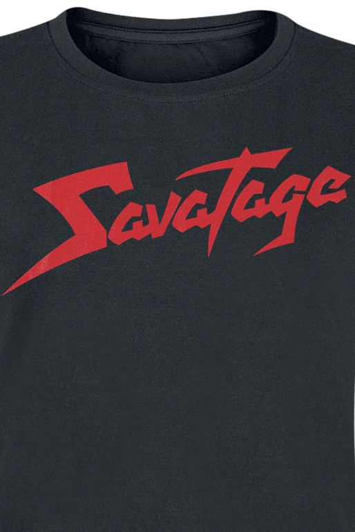 T-Shirt Manches courtes  de Savatage - Red Logo - S à 3XL - pour Femme - noir - Savatage - View 2