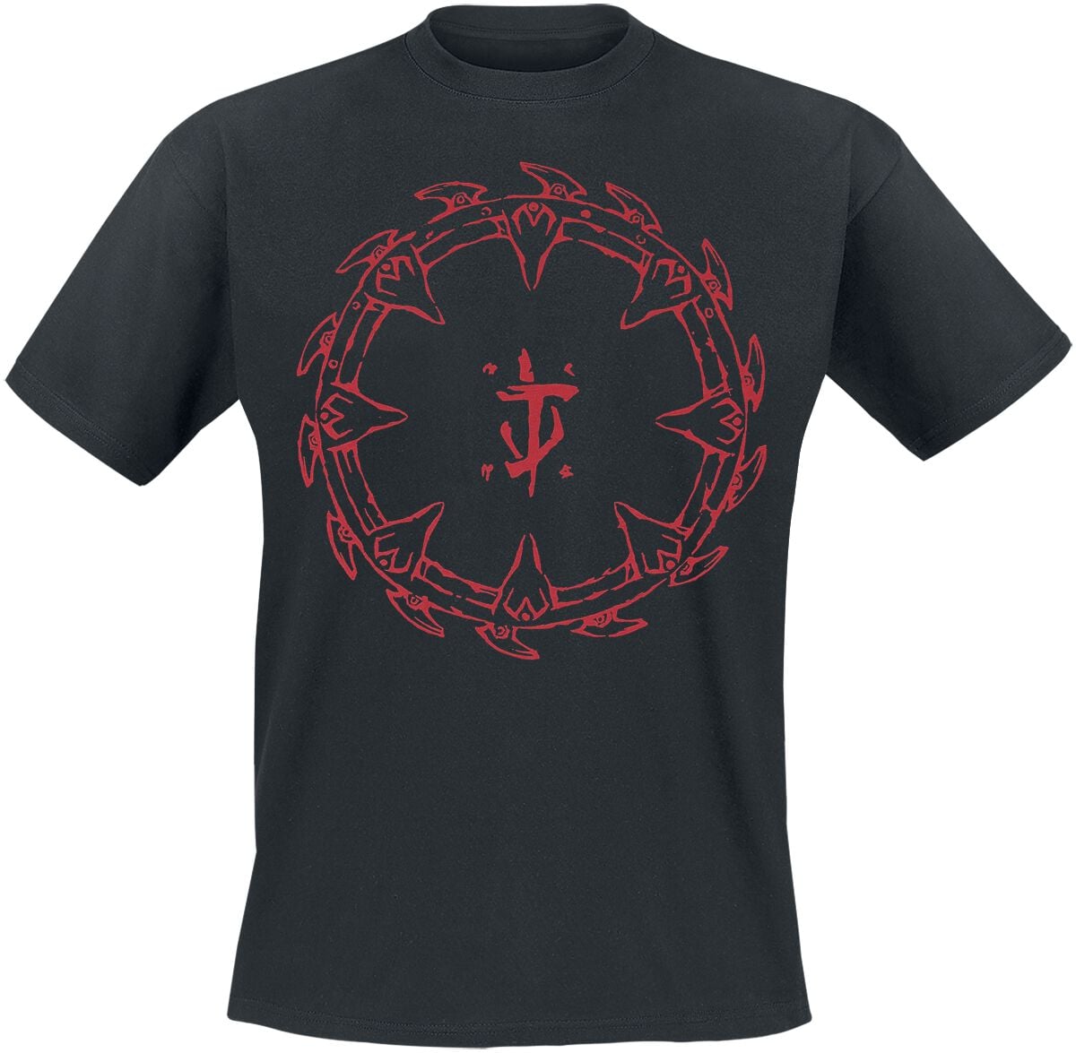 T-Shirt Manches courtes Gaming de Doom - The Dark Ages - Red Shield - S à XXL - pour Homme - noir - Doom
