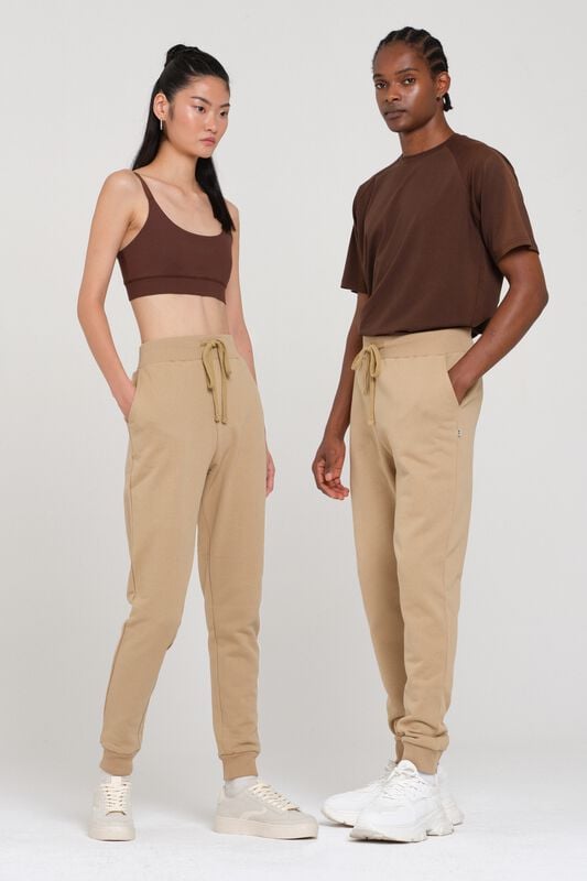 Bas de survêtement  de Rockupy - One with the Earth - Jules - Jogging Beige - XS à XXL - pour Unisexe - beige - Rockupy