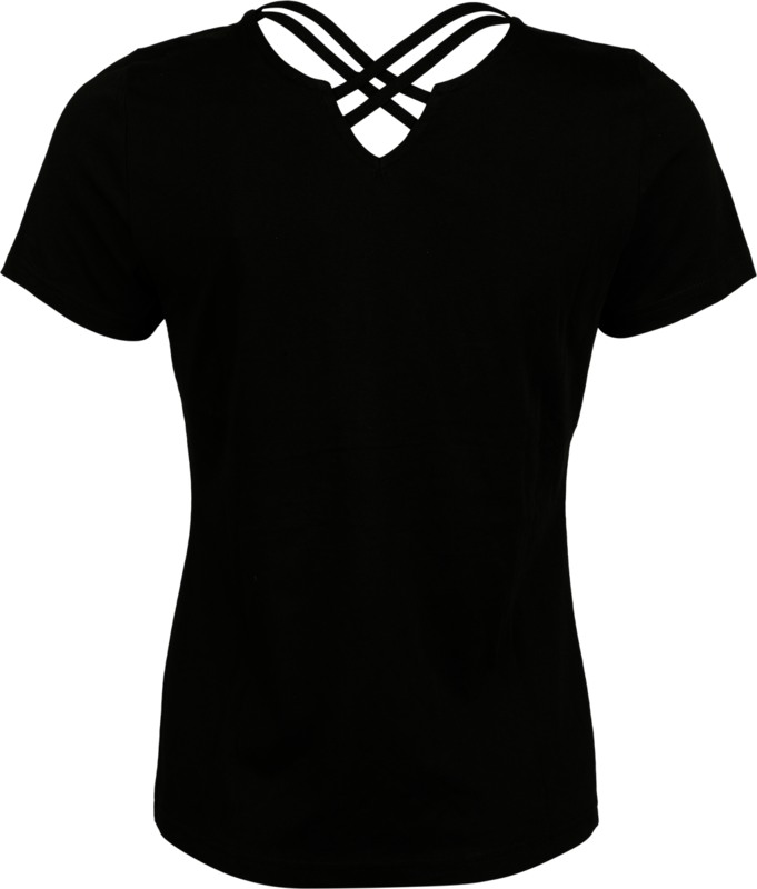 T-Shirt Manches courtes Disney de Lilo & Stitch - Cuddling - S à XXL - pour Femme - noir - Lilo & Stitch - View 2