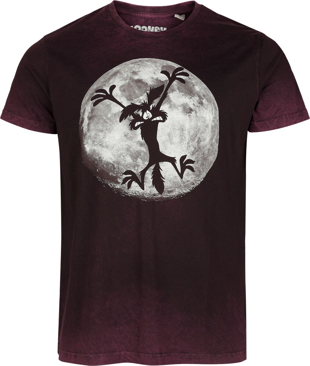 T-Shirt Manches courtes  de Looney Tunes - Coyote - Moon Jump - S à 4XL - pour Homme - multicolore - Looney Tunes