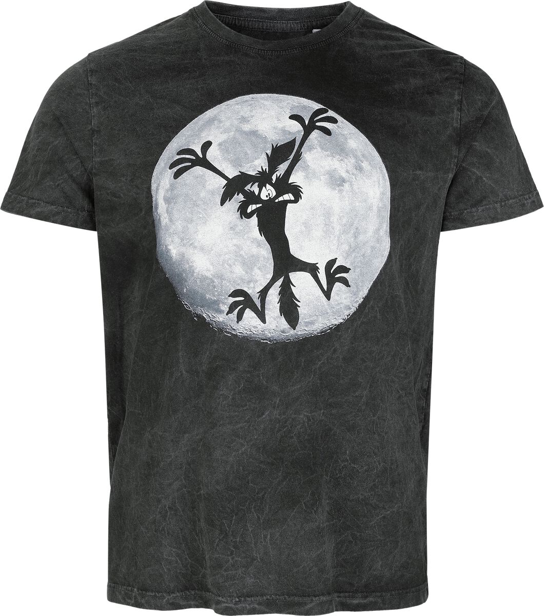 T-Shirt Manches courtes  de Looney Tunes - Coyote - Moon Jump - S à 4XL - pour Homme - multicolore - Looney Tunes