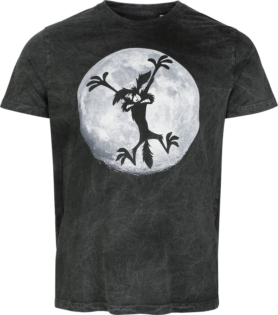 T-Shirt Manches courtes  de Looney Tunes - Coyote - Moon Jump - S à 4XL - pour Homme - multicolore - Looney Tunes