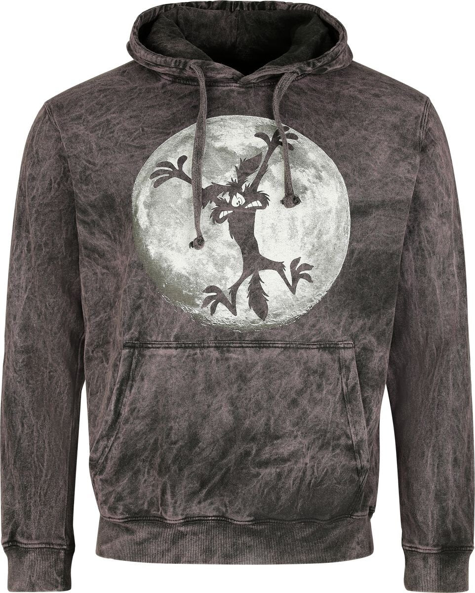 Sweat-shirt à capuche  de Looney Tunes - Coyote - Moon Jump - S à XXL - pour Homme - multicolore - Looney Tunes