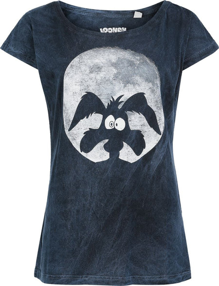 T-Shirt Manches courtes  de Looney Tunes - Coyote - Moonlight - S à 4XL - pour Femme - multicolore - Looney Tunes