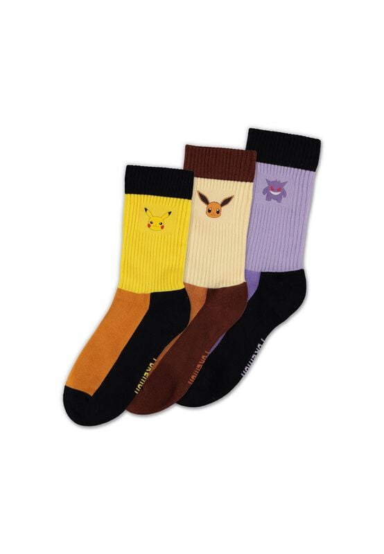 Chaussettes Gaming de Pokémon - EU 35-38 - pour Homme - multicolore - Pokémon
