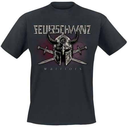 T-Shirt Manches courtes  de Feuerschwanz - Warrior - S à XXL - pour Homme - noir - Feuerschwanz