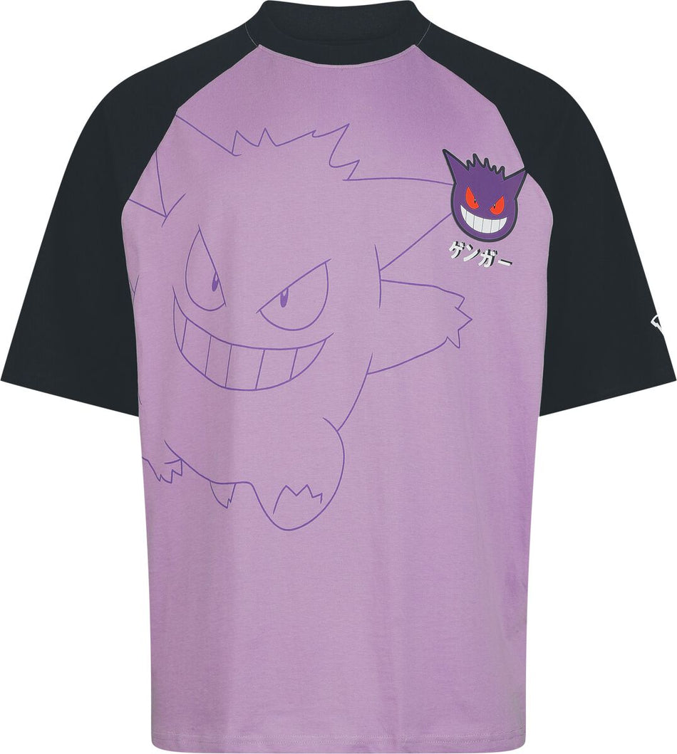 T-Shirt Oversize Gaming de Pokémon - Ectoplasma - Oversize - S à XXL - pour Homme - lilas - Pokémon
