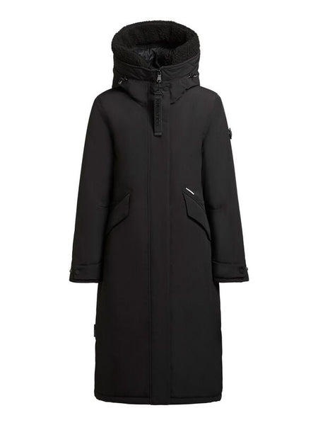 Manteau d'hiver  de Khujo - AGNETA2 - XS à L - pour Femme - noir - Khujo