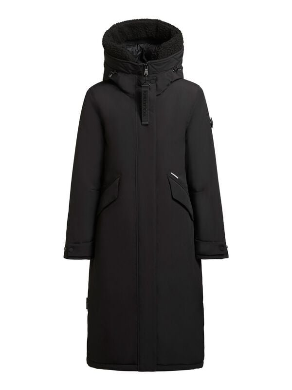 Manteau d'hiver  de Khujo - AGNETA2 - XS à L - pour Femme - noir - Khujo