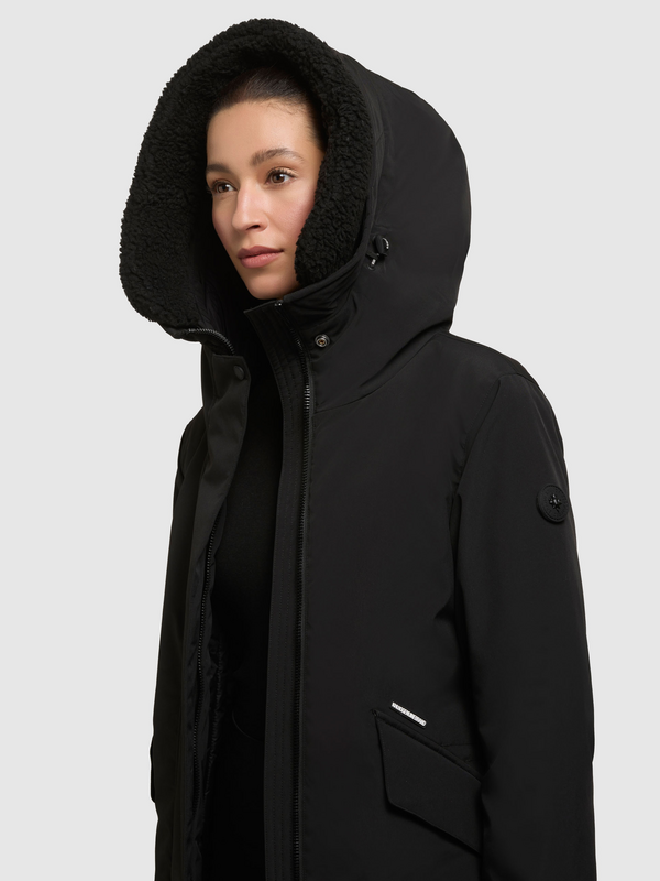 Manteau d'hiver  de Khujo - AGNETA2 - XS à L - pour Femme - noir - Khujo - View 2