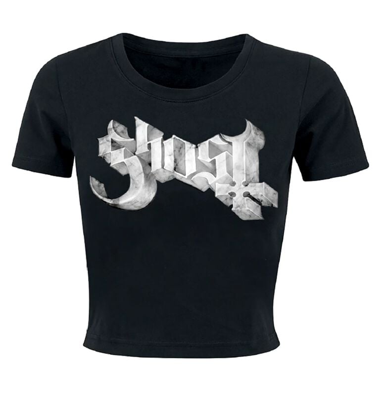 T-Shirt Manches courtes  de Ghost - Marble Logo - S à XXL - pour Femme - noir - Ghost
