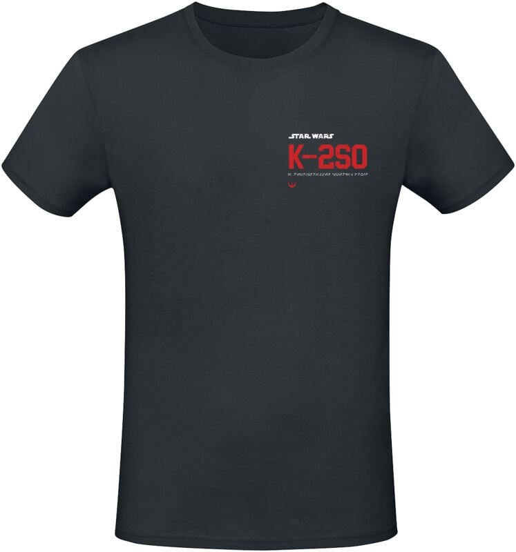 T-Shirt Manches courtes Disney de Star Wars - Andor 2 - K2S0 - S à XXL - pour Homme - noir - Star Wars
