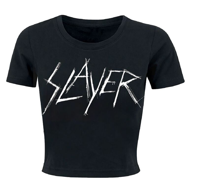 T-Shirt Manches courtes  de Slayer - Scratch Logo - S à XXL - pour Femme - noir - Slayer
