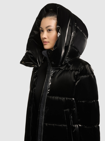Manteau d'hiver  de Khujo - SOULANI5 SHINY - XS à L - pour Femme - noir - Khujo - View 2